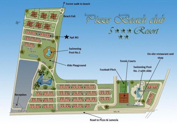 Appartamento Pizzo Beach Esterno foto